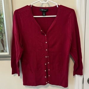 White House Black Market cardigan with snaps